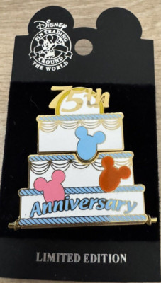 DCL Rescue Captain Mickey Pin Event - 75th Birthday (Mickey) Hinged - LE 1500