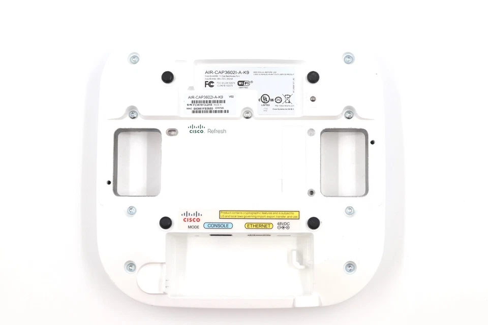 Cisco Aironet 3602i 802.11n Dual-Band Access Point P/N: AIR-CAP3602I-A-K9 Tested - Image 3 of 4