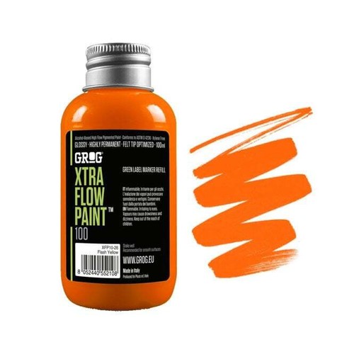 GROG Xtra Flow Paint - Alcohol-based Mop Marker Paint Refill - Glossy 100ml - Picture 6 of 18