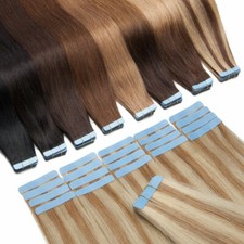 Seamless Tape in 100 Remy Human Hair Extensions Skin Weft Brazilian Hair Ombre