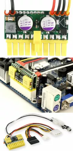 picoPSU-120 DC/DC (120 Watt) + AC/DC 84W Adapter + Stromkabel (REFU