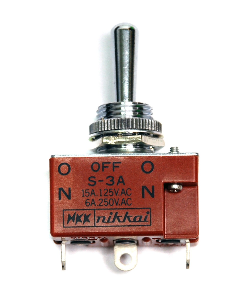 1pc S-3A S3A Toggle Switch On/Off/On 3P SPDT 15A125V 6A250V NKK