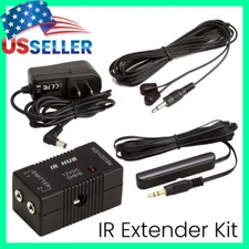 IR Repeater Kit Extender Infrared Remote Control System 2 Emitters 1 Receiver