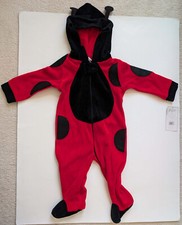 NEW Baby Gear Red Black Space Alien Halloween Costume Outfit Size 3-6 Months