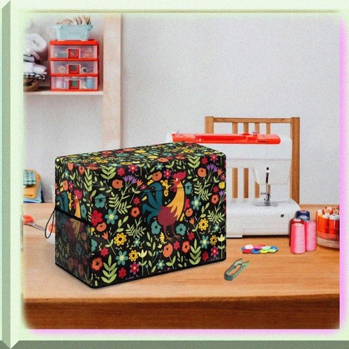 RoosterGuard Sewing Machine Cover: Lightweight, Washable, Dust-Proof with Handy - Bild 6 von 7
