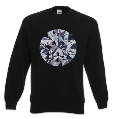 Diamond I Sweatshirt Pullover Crystal Optical Reflector Diamonds Jewel Jewels