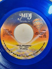 Atlanta - Dixie Dreaming /Orange Blossom Special 4832 Blue Vinyl 45 rpm VG F290