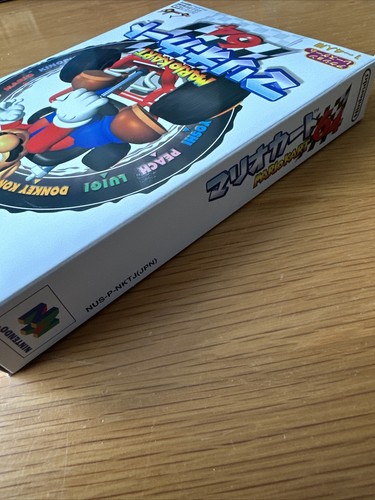 NINTENDO 64 N64 NTSC-J JAPAN Mario Kart 64 Big Box Version Inc Pad GWO V Nice - Picture 17 of 23