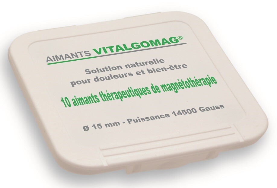 Aimants médicaux 15 mm Vitalgomag 14500 Gauss pour soulager le mal de dos