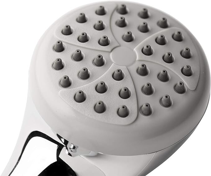 Chrome Shower Head Hose Removable Attachment Spray Bathroom Bath Mixer Taps eBay