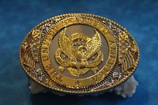 The United States Of America Silver/Gold Tone Belt Buckles - New