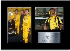 Eddie Jordan F1 Team Signed Photo Display Mount Poster A4 Wall Art Print