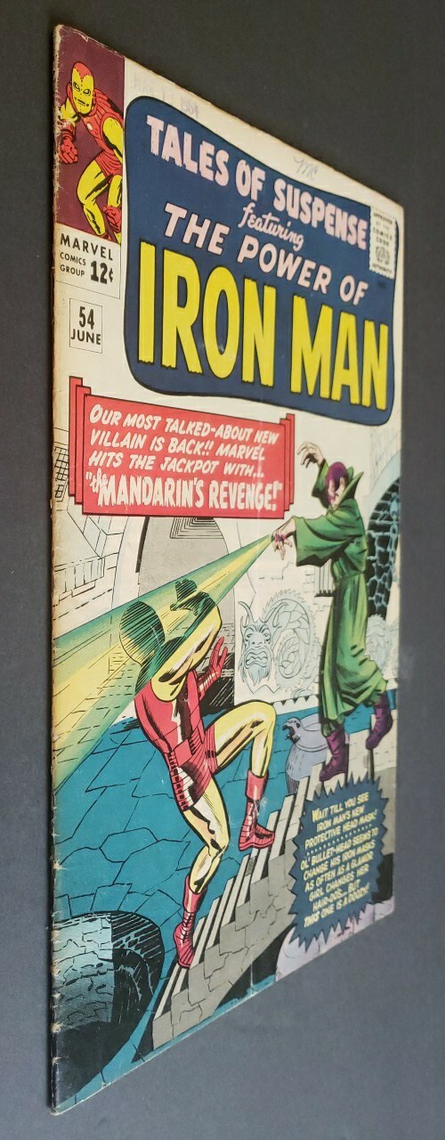 TALES OF SUSPENSE 54 2ND APP. MANDARIN THE WATCHER BACK UP STORY 1964