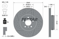 2X Textar 92265225 Bremsscheibe FüR BMW