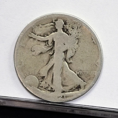 1921-S Liberty Walking Half Dollar - AG Details, Cleaned (#57005-J)