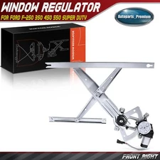 Power Window Regulator w/Motor for Ford F-250 350 450 550 Super Duty Front Right