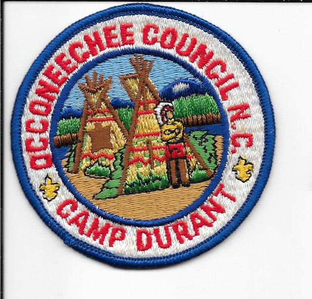 Camp Durant Patch Occoneechee Council North Carolina Boy Scouts of
