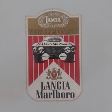 Lancia Fulvia HF 1600 RALLY TEAM 1972 MARLBORO ADESIVO ORIGINALE STICKER VINTAGE