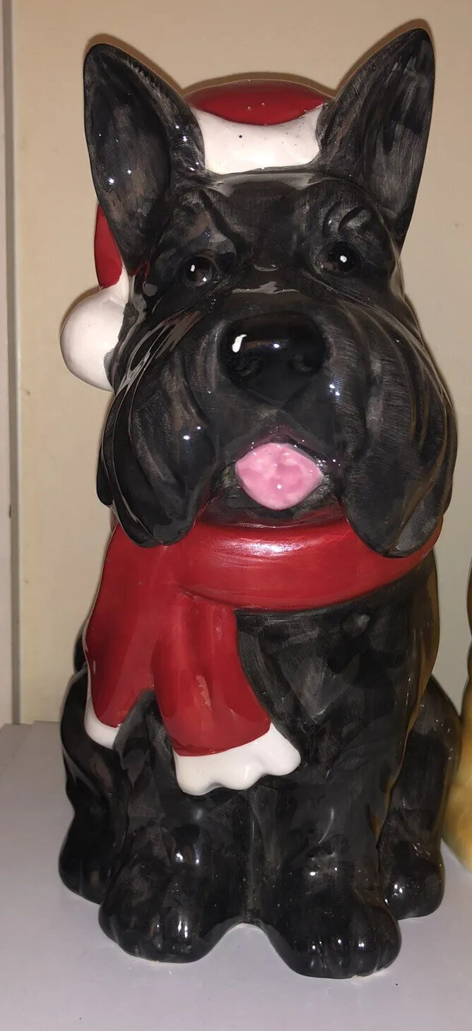 Scottie Dog Cookie Jar Ceramic 11.5" Treats 679418040849 eBay