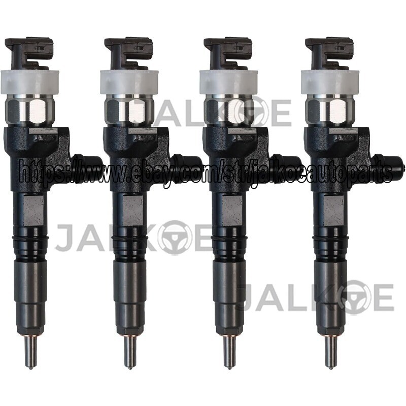 4PCS Fuel Injector 1J770-53050 for Kubota Excavator KX080-4 w/Engine V3307