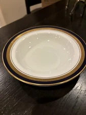 Aynsley Cobalt Royale Rimmed Soup Bowl