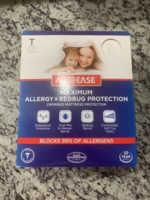 Allerease Maximum Allergy & Bedbug Protection Zipper matress Protector (twin)