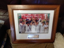 England 2005 Ashes Team Celebrations Cricket Framed Photo 