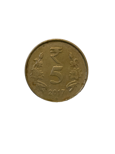 2017 India 5 rupees coin - Picture 2 of 2
