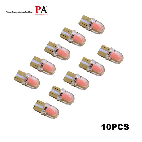 10x T10 168 W5W COB 8LED CANBUS Silica Pink Driving Parking Side Light Bulb P3 - Picture 3 of 7