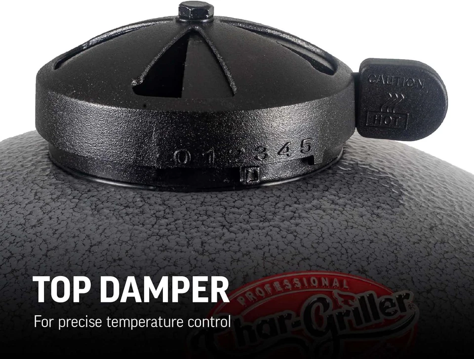 ® Parrilla y ahumador portátil Kamado AKORN® Jr. con rejillas de hierro fundido y Foto 3 de 4