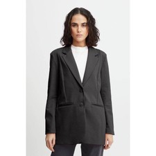 Ichi Kate Oversized Blazer In Black L