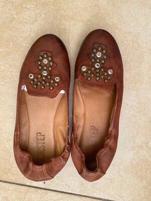 Airstep brown leather italian shoes EU 38 US