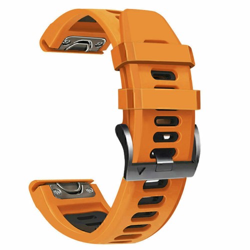 Quick Fit Silicone Strap Watch Band For Garmin Fenix 8 E 7 7X 6 6X Pro 5 5X Plus - Picture 27 of 172