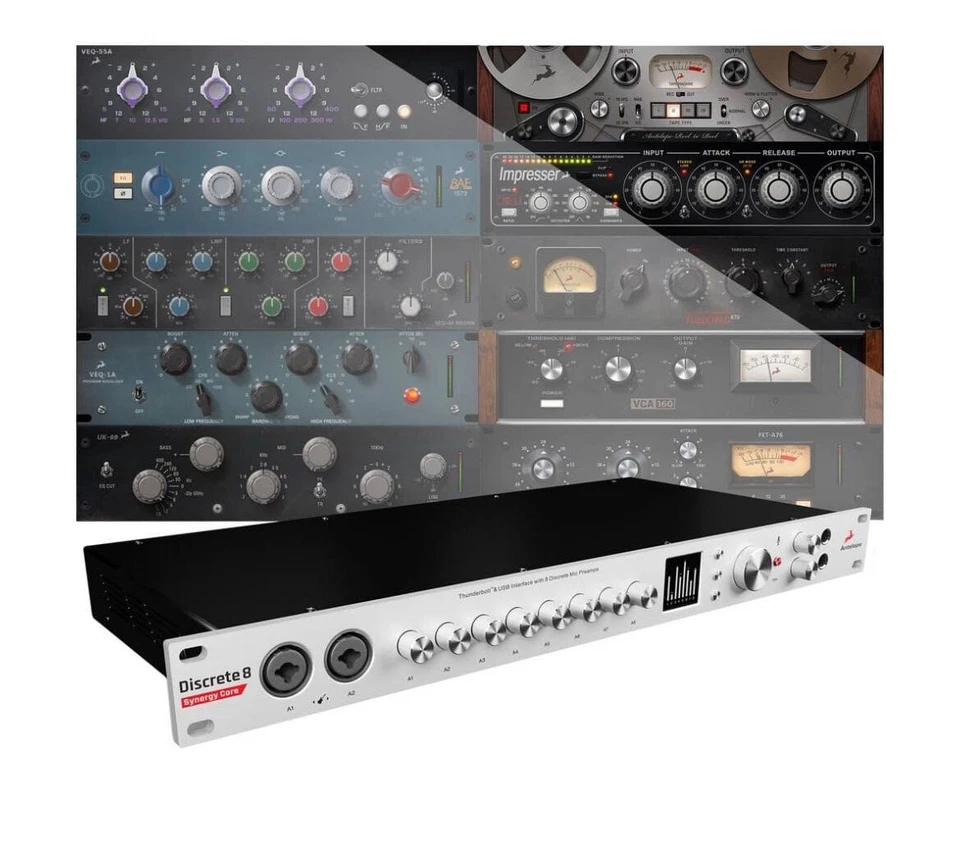 Antelope Audio Discrete 8 Pro Synergy Core 26x32 Thunderbolt Audio Interface - Image 3 of 3