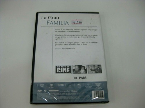 LA GRAN FAMILIA DVD ALBERTO CLOSAS AMPARO SOLER LEAL JOSE ISBERT PRECINTADA NUV. - Imagen 2 de 2
