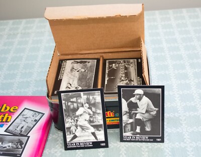 the babe ruth collection complete 165 card set limited edition BASEBALL CARDS - The Babe Ruth Collection 165 Card Set - 1992 Megacards