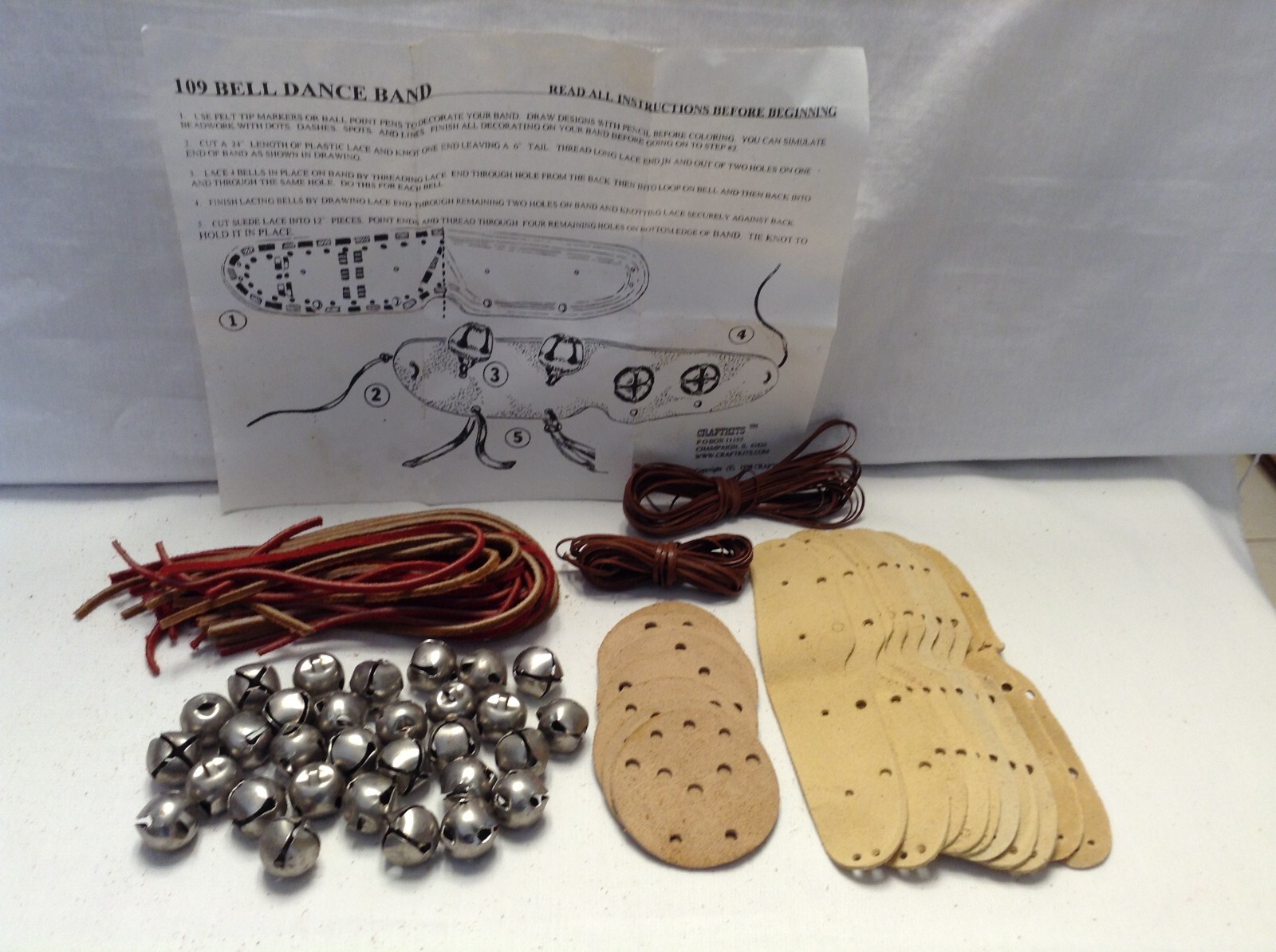 Vintage Bell Dance Leather Craft KIt