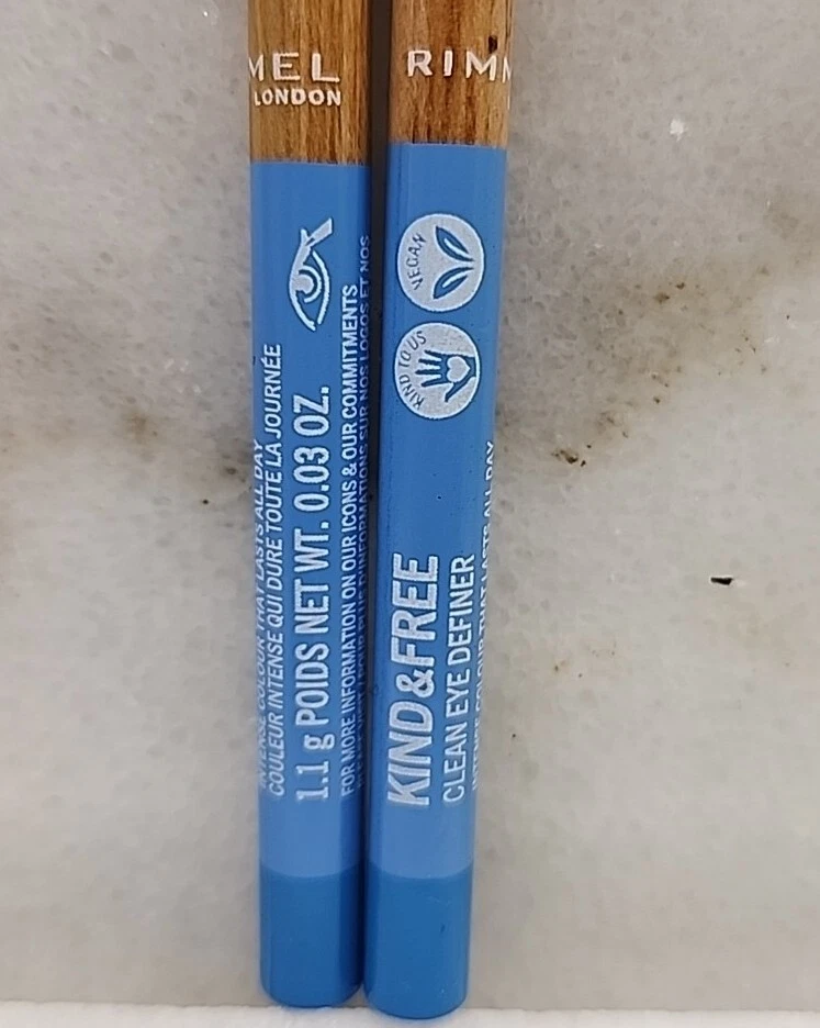 Lot Of 2 Rimmel London KIND & FREE Clean Eye Definer #006 -Anime Blue. - Image 4 of 4