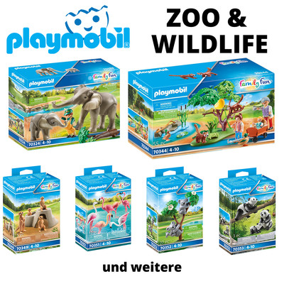 Playmobil Family Fun / Wiltopia Zoo & Wildlife Tiere Sets Auswählen - NEU & OVP