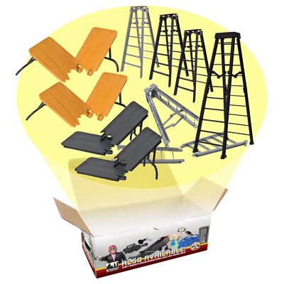 Deluxe Table & Ladder Deal for WWE & AEW Wrestling Action Figures