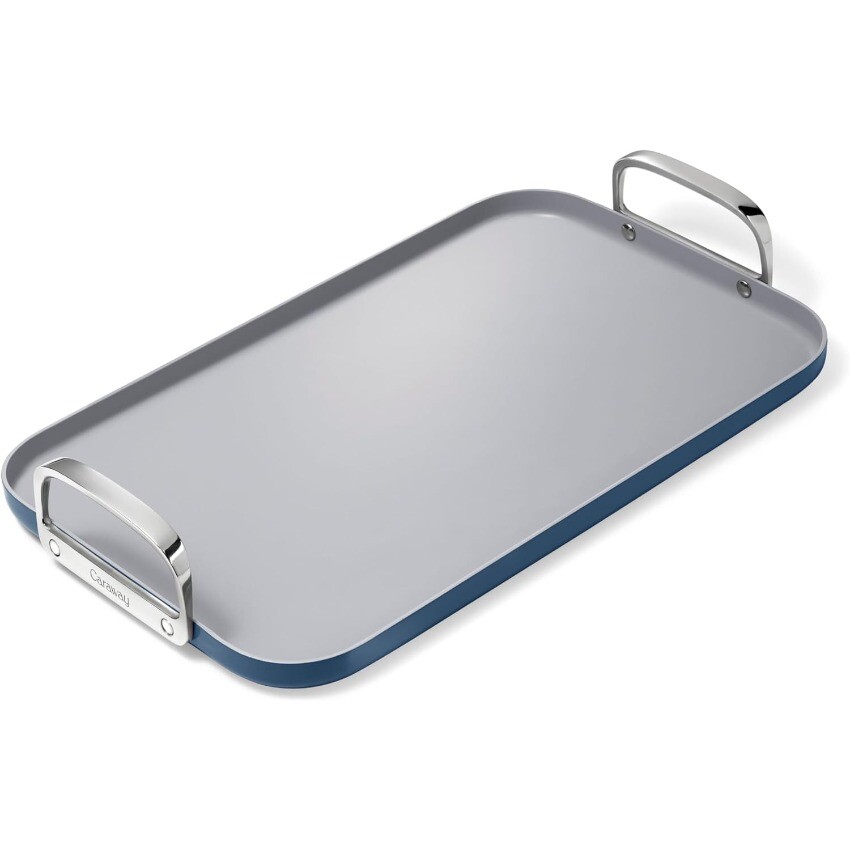 Caraway Double Burner Griddle - 19x12” Griddle Pan - Non-Stick Ceramic Coated