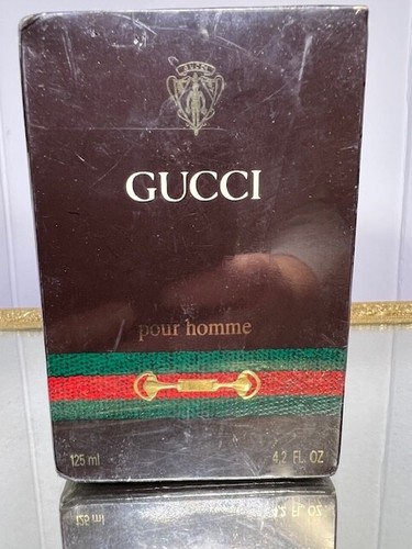Gucci Pour Homme (1976) Gucci edt 125 ml. Rare vintage 1976. Sealed. - Picture 2 of 6