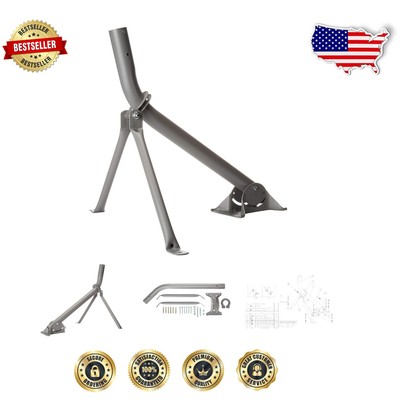 Sturdy Tripod Mount for Adjustable Satellite Dishes - Roof and Wall Compatible