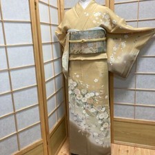 2891 Japanese Kimono Vintage Womens Silk Fabric Robe Kimono only sold