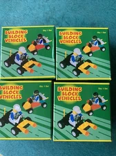 Lot Of 4 Building Block Vehicles By Fun Express