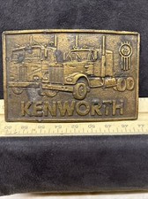 VINTAGE KENWORTH TRUCK DRIVER TRUCKER'S BELT BUCKLE- NO BUCKLE