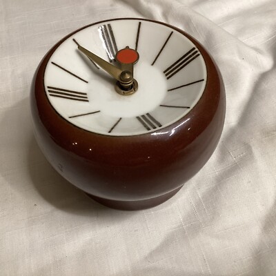 Rare Royal Copenhagen Table Clock | Snorre Læssøe Stephensen MCM 