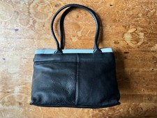 RADLEY BLACK LEATHER HANDBAG SHOULDER BAG UNDERARM HOBO