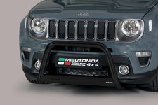 Frontb&uuml;gel F&uuml;r Jeep Renegade Ab 2018 A-Typ Frontschutzb&uuml;gel Matt Schwarz