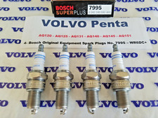 Volvo Penta  AQ120 - AQ125 - AQ131 - AQ140 - AQ145 - AQ151(4) Bosch Spark Plugs 
